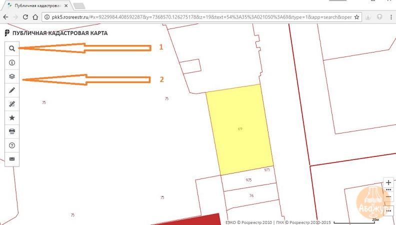 Как посмотреть где расположен земельный участок на кадастровый карте?