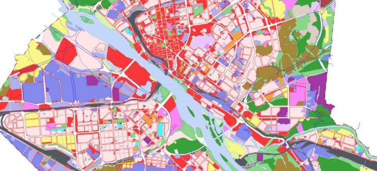 Карта градостроительного зонирования и основные виды территориальных зон Новосибирска