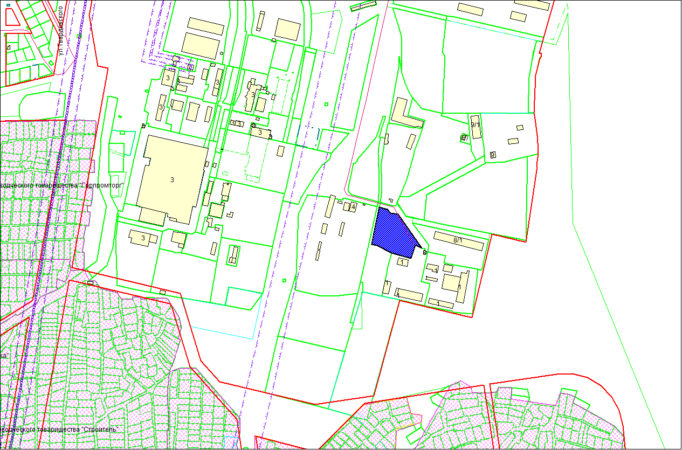 Схема расположения земельного участка – ул. Приграничная – 0,8565 га