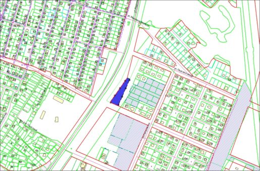Схема расположения земельного участка – ул. Кедровая – 0,456 га