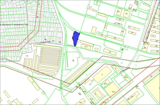 Схема расположения земельного участка – ул. Варшавская, 7в – 0,2521 га