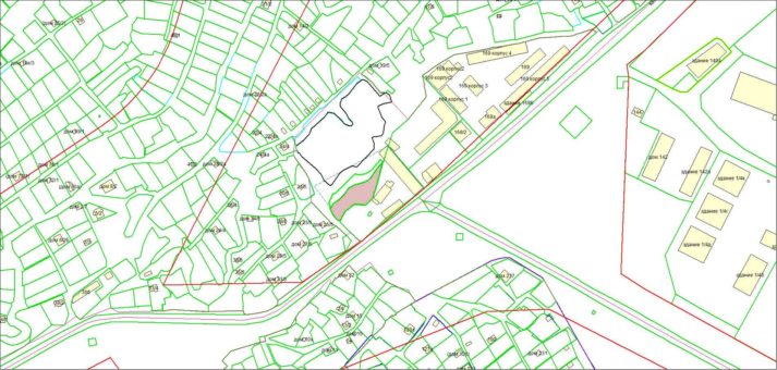 Схема расположения земельного участка по пр. Дзержинского, з/у 167а, Дзержинский район