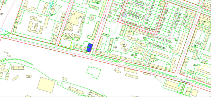 Схема расположения земельного участка по ул. Чапаева, з/у 1 в Первомайском районе