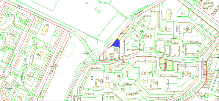 Схема расположения земельного участка по ул. Красных Зорь в Калининском районе 18 апреля 2024 года аукцион на право аренды земельных участков Новосибирск