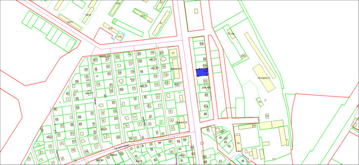 Схема расположения земельного участка по ул. Магистральной в Калининском районе