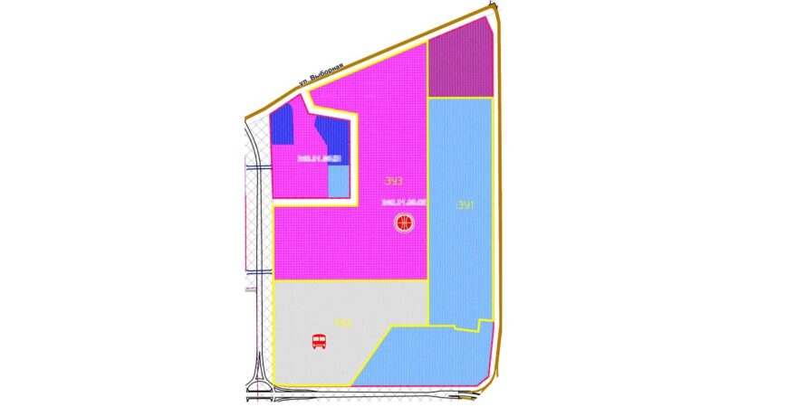 Проект планировки и проект межевания территории квартала 82,43 Га № 240.01.00.02 Восточной части Октябрьского района г. Новосибирска ул. Выборная, Пролетарская и Кленовая